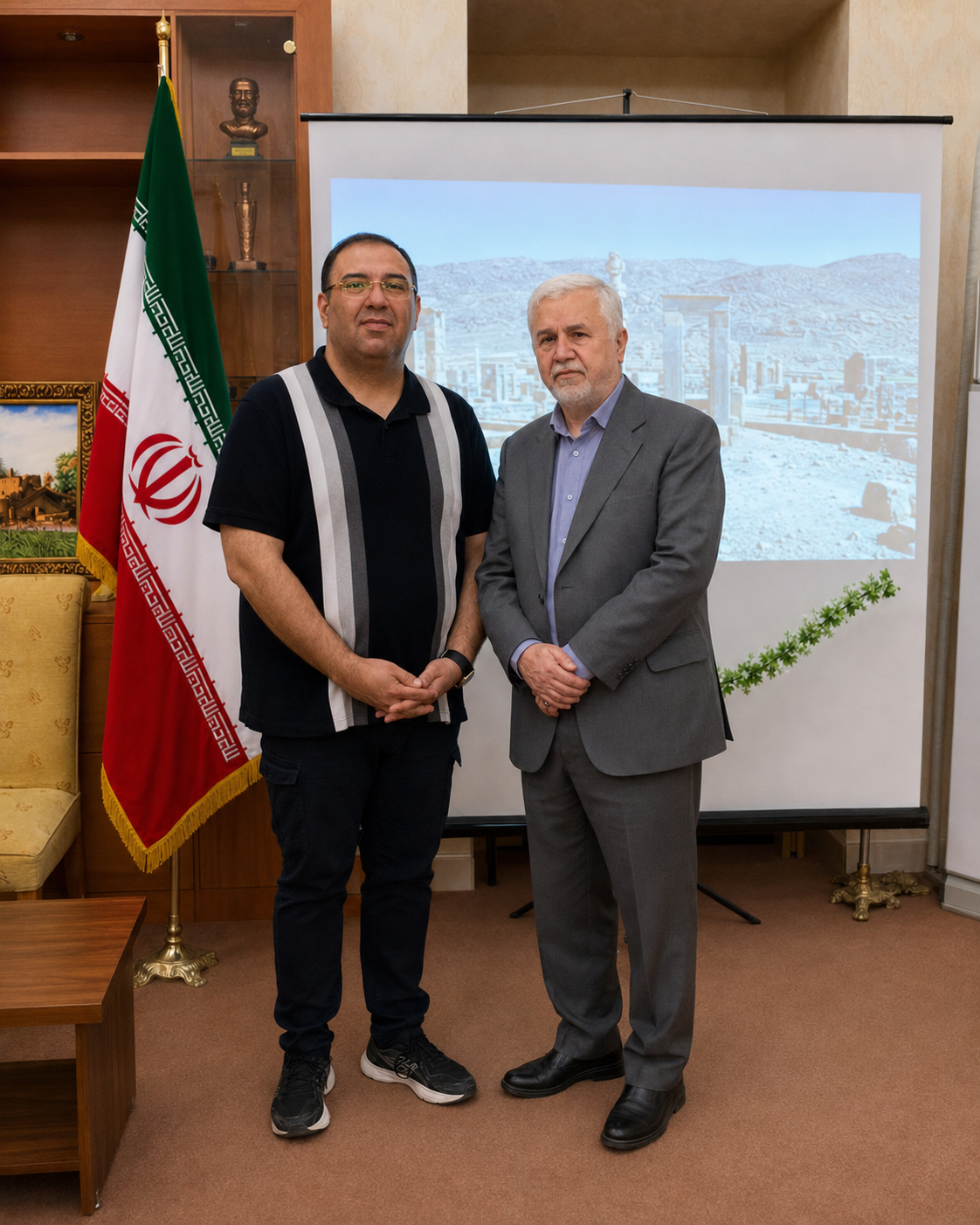 میثم شکری پور و دکتر دارابی